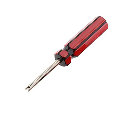 Valve Core Remover with 100 Pcs Car Truck Replacement TPMS Nickel Plated Tire Tyre Valve Stem Core Dual Single Head Valve Core Remover Tire Repair Tool Set