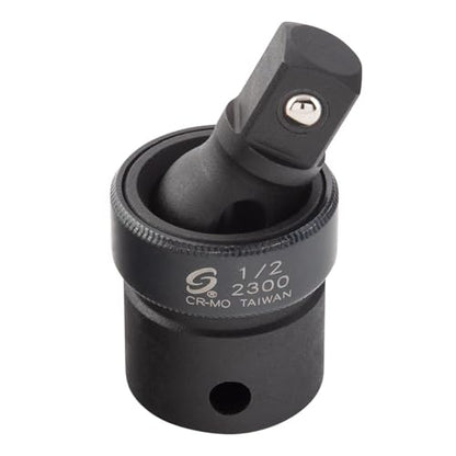 SUNEX TOOLS 2300, 1/2" Drive, Universal Impact Joint, Cr-Mo Steel, Radius Corner Design, Flexible, Meets ANSI Standards