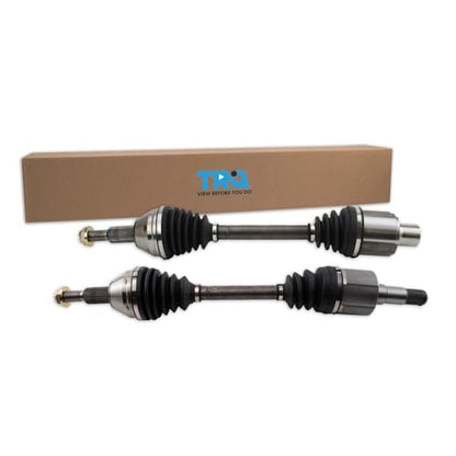 TRQ Front Driver and Passenger Side CV Axle Assembly Set 2 Piece - style: CSA33045