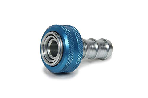 Aeroquip Fitting, Quick Disconnect, Quick Drain, Female Half to 10 AN Socketless Hose, Each