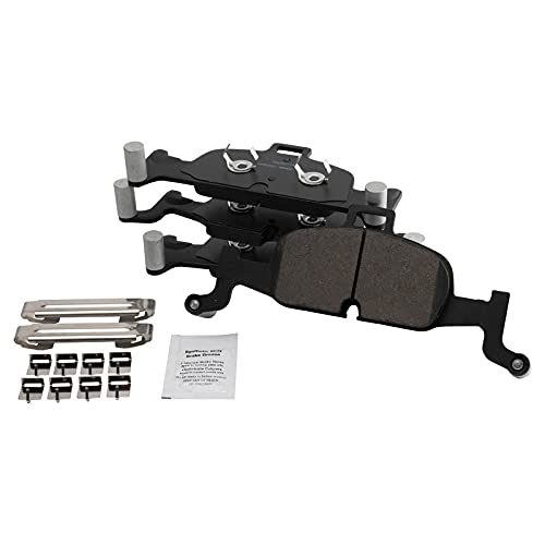 TRQ Front Ceramic Brake Pad and Rotor Set - style: BKA14582