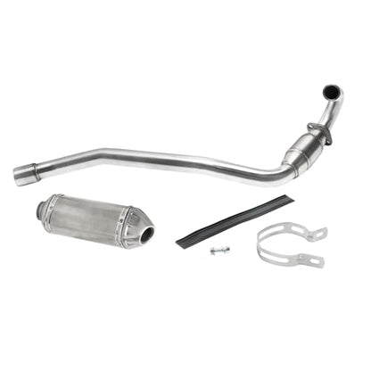 38mm 1.5" Racing Exhaust Pipe and Muffler Full System for CRF70F CRF70 XR70 CRF 70 CRF110F Motorcycle Dirt Pit Bikes 70cc 90cc 110cc 125cc 140cc 150cc SSR Apollo RFZ 140 Thumpstar Taotao DB17