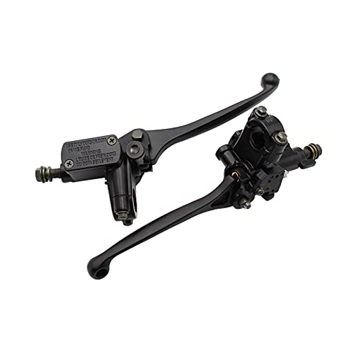 Left + Right 8mm Brake Master Cylinder Lever Mirror Hole for GY6 50cc 125cc 150cc 250cc Scooter Moped