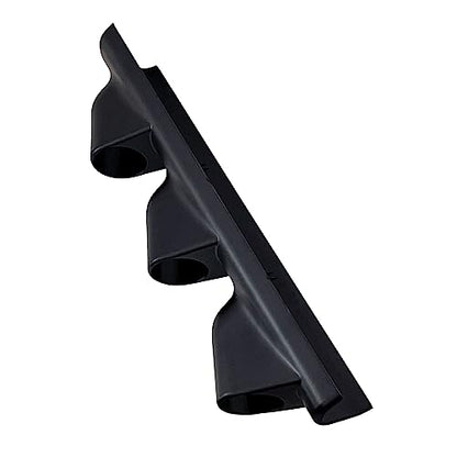 Universal Black 2" 52mm Triple 3 Hole Pillar Gauge Pod Holder - size: LONG