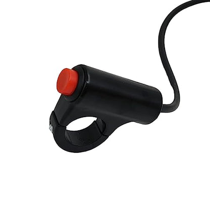 RAYANA 7/8" 22mm Motorcycle Handlebar Push Button Switch Horn, Stop/Start, Kill, Flameout Switch (Momentary Action)