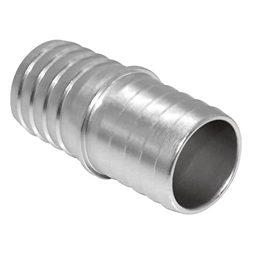 1 Pcs 1-1/2 Inch Radiator Hose Barb Adapter, Coupler Splice Mend Coolant Intercooler Exchanger Heater Repair Hose Connector Water Fluid Air Aluminum - size: 1-1/2 Inch