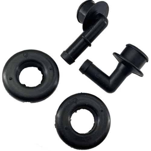 53013360AA Vent Valve Elbow & Grommet Valve Cover Breather Set Compatible with Grand Cherokee Replace 53030497 2946079 47079 42344 2P1042