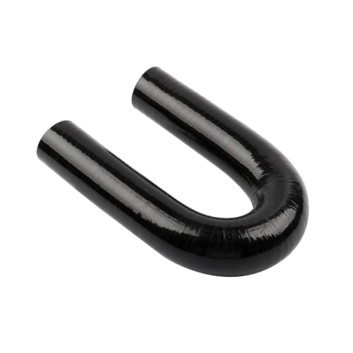180 Degree Coupler U Bend Shape Elbow Silicone Hose Pipe ID 3/4"(19mm) Thicknesses 4-ply(5.4mm) Reinforced for engine turbo Air intake boots coupling intercooler throttle body Industrial tube - size: ID19