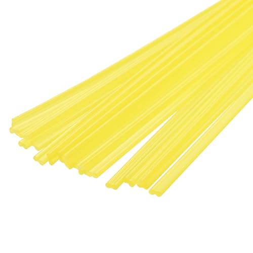MECCANIXITY Plastic Welding Rods 8 Inch Yellow 20pcs