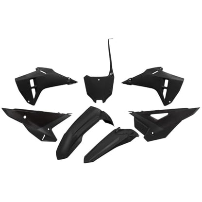 UFO PLAST Complete Plastic Kit Compatible with Honda CRF250R/CRF450R/Works Edition 2025-2026 (Black HOKIT127@001) - color: Black HOKIT127@001