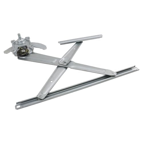 TRQ Front Right Manual Window Regulator Passenger Side - style: WRA51091