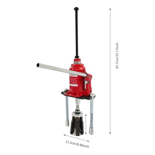 20T Cylinder Liner Puller, Universal Hydraulic Ball Joint Press Kit, 44092lbs Pulling Force Heavy Duty Disassembly Tool, Auto Mechanic Extractor, for Auto Repair, Garage, Workshop