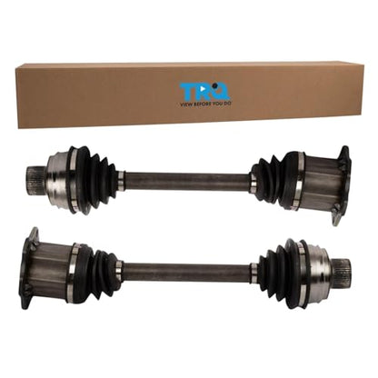 TRQ Front 2 Piece CV Axle Shaft Assembly Set - style: CSA32998