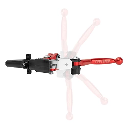 Motorcycle Foldable Clutch Handle Motorcycle Clutch Handle - color: Red