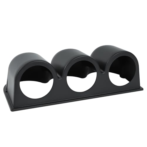 wuyaoyao Universal 2" 52mm Triple Hole Dash Gauge Pod Holder, Black - color: Black, size: 3-Hole