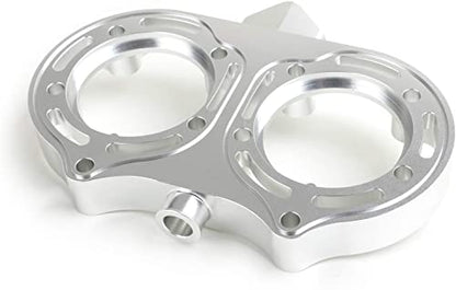 Cylinder Head Cool Head for Yamaha Banshee 350 YFZ350 1987-2006 (Silver) - color: Silver