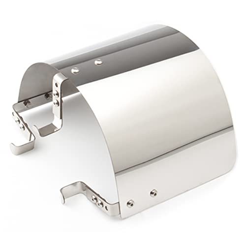 Protective Air Intake Heat Shield Wrap Heat-Insulation Air Filter Cover - size: Silver