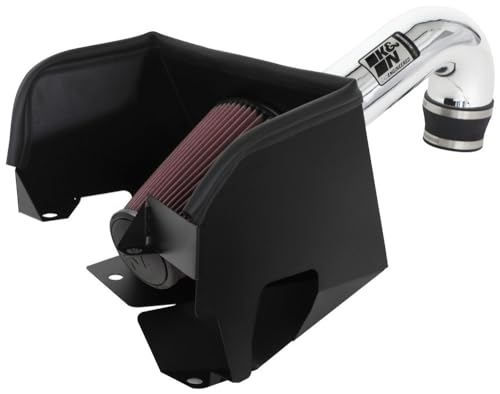 K&N Cold Air Intake System: High-Flow Air Filter, Increase Performance & Towing: Compatible with 2019-2026 RAM 1500, 77-1578KP - style: Metal Intake