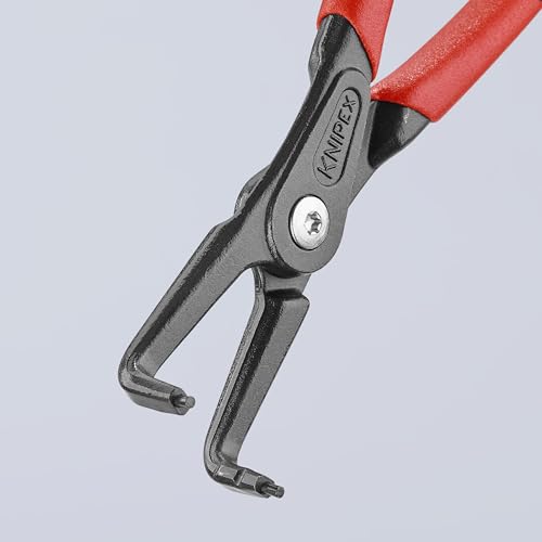 KNIPEX - 46 21 A31 Tools - Precision Circlip Pliers, External, 90 Degree Angled, 1 37/64"-3 15/16" Shaft Dia. (4921A31), 8.50 - size: 8.5 inch