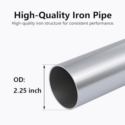 A-KARCK Mild Steel Mandrel Bends 16 Pcs, 2.25 Inches DIY Custom Exhaust Tubing Pipe Straight & U-Bend Kit, Universal Fit - size: 2.25 inch 16 piece Kit, style: Mild Steel