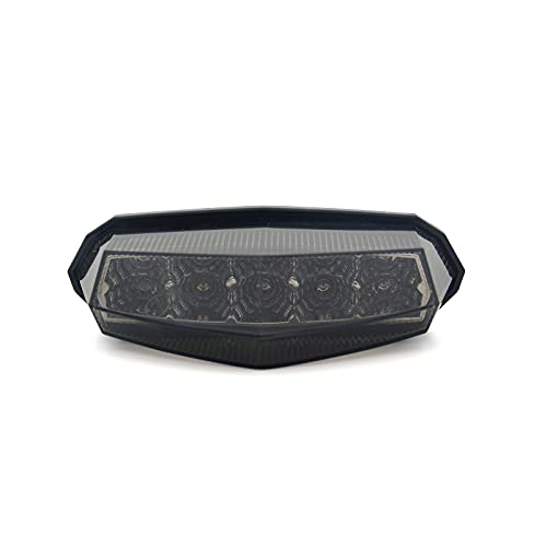 Universal 10 LED Rear Tail Light Brake Stop Running Light for Standard Sport ATV Quad Dirt Bike (Smoke) - color: Smoke