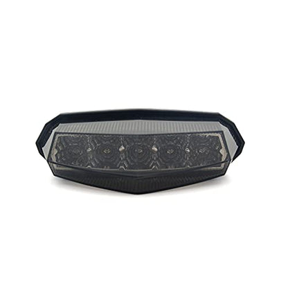 Universal 10 LED Rear Tail Light Brake Stop Running Light for Standard Sport ATV Quad Dirt Bike (Smoke) - color: Smoke