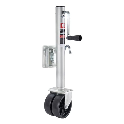 TYT 2000 lbs Boat Trailer Jack with Wheel, Heavy Duty Marine Swivel Trailer Jack with 6 Inch Dual Wheels, 12 inches Lift, Zinc-Plated Finish for Boat, RV, Trailer, Camper