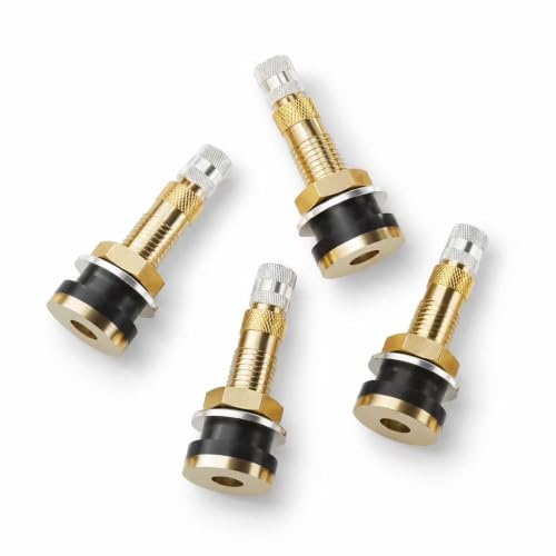 CKAuto TR618A Tubeless Air Liquid Tractor Clamp-in Valve Stems, 4 Pcs/Pack - color: TR618A04