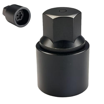 D-Wheel Lock Key Locking Lug Nuts Key Removal Tool for Toyota Lexus Tacoma, Anti-Theft Wheel Lock Lug Nut Bolt Screw Remover Socket Adaptor, Tire Locking Lugnut Tool for Removal Installation