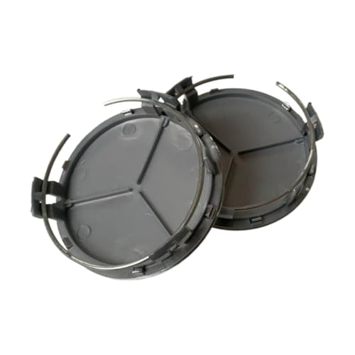 4-Pack 75mm Wheel Hub Caps, Chrome,German Luxury Cars - color: Chrome