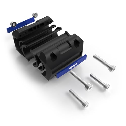 Xitomer 2PCS 22mm/25mm/28mm Nylon Engine Guard Bumper Crash Bar Protectors - color: Blue