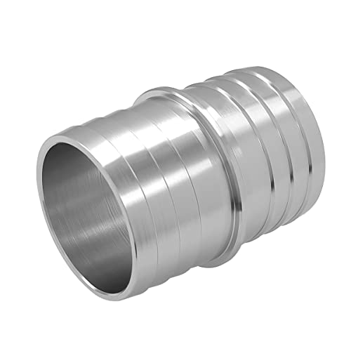 YSIL 1-1/2" Hose Barb Splice Coupler Radiator Repair Mend Fitting Adapter - size: 1-1/2" to 1-1/2"