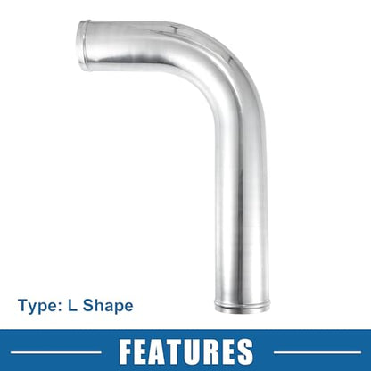 90 Degree L Bend Elbow Intercooler Pipe 2.75in OD 70mm - size: 70MM/2.75INCH OD