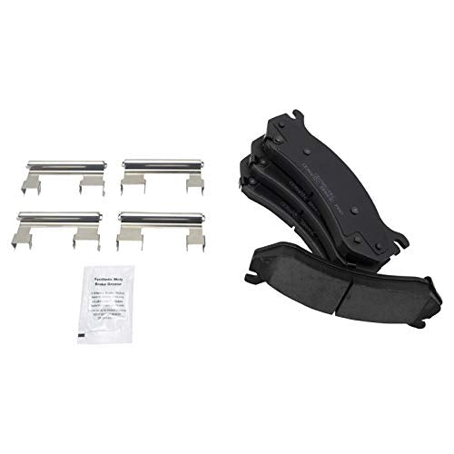 TRQ Front & Rear Premium Posi Ceramic Brake Pads Kit - color: Ceramic, size: BFA12918