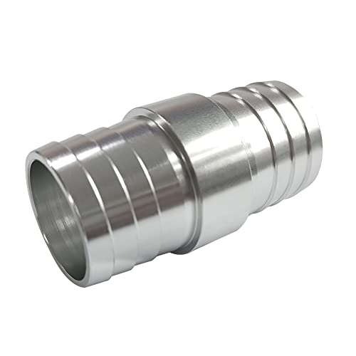 1-1/2" Aluminum Hose Barb Repair Fitting with 1/8" NPT Port 1 pcs - size: 1-1/2"x1-1/2" with 1/8"NPT port