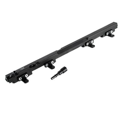 ALLOYWORKS Billet Aluminum Fuel Rail Fit Fit 1997-2001 Jeep Cherokee XJ Wrangler, Black