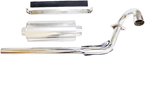 High Performance Big Bore Muffler Exhaust Pipe Assembly Replacement Compatible with Honda XR50 CRF50 XR 50 CRF 50 Chinese 70cc 110cc 125cc Dirt Pit Bike SDG SSR