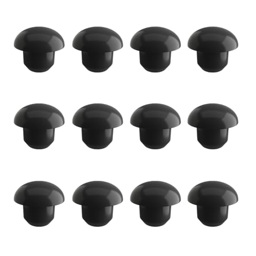 Bottle Jack Floor Jack Oil Filler Plug, 8mm Rubber Hydraulic Jack Oil Plug, Flat-Head Hydraulic Filler Bung for Oil Reservoir Hole, Horizontal Jack Hydraulic Top Pressure Rod Accessories (12PCS) - size: 12PCS