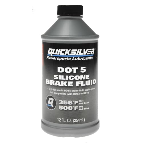 Quicksilver 8M0128419 DOT 5 Brake Fluid, 12oz - size: Pack of 1, style: DOT 5