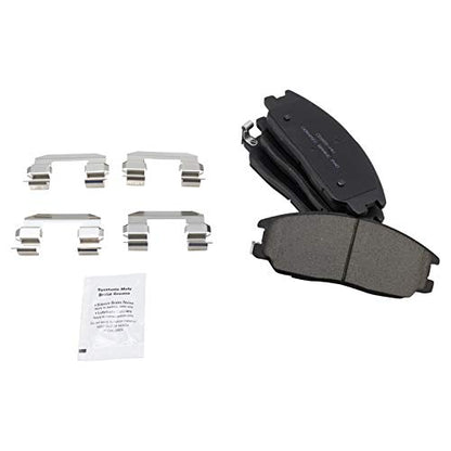 TRQ Front Brake Pad and Rotor Set Ceramic - style: BKA10471