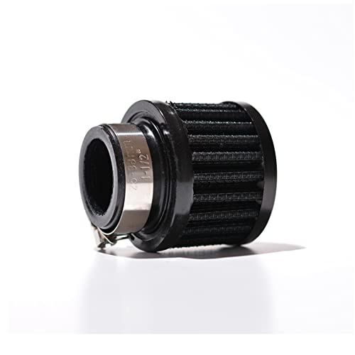 Intake Air Filter 1" Universal Auto Car Rubber End Clamp on 25mm Intake Air Filter Black
