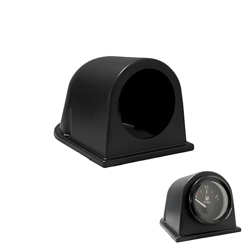 Black Universal 2" 52mm Single 1 Hole Dash Gauge Console Dashboard Pod Holder - size: 1 hole