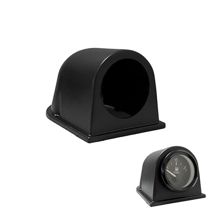 Black Universal 2" 52mm Single 1 Hole Dash Gauge Console Dashboard Pod Holder - size: 1 hole