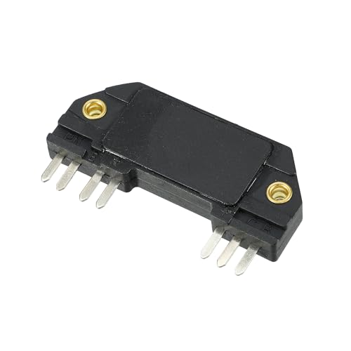 Ignition Control Module, Inner Ignition Module Control Unit No.1977958 for GMC Sonoma V6 2.8L 91-93 for GMC S15 Jimmy V6 2.8L 83-89 ABS Black, 1 Pc