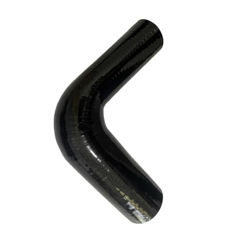 1.5"-2.5" 90 Degree Reducer Silicone Elbow Coupler 7" Leg Length - size: ID: 1.5" to 2.5" (38mm to 63mm)