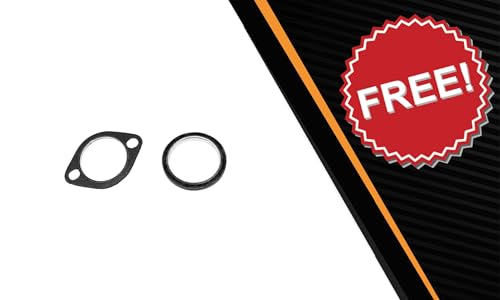 Northeastern Exhaust | Stainless Steel Resonator Pipe, Muffler Exhaust System Kit Compatible for Subaru Impreza 2002-2005 2.5L | Free Gaskets Included | Automotive Replacement Part