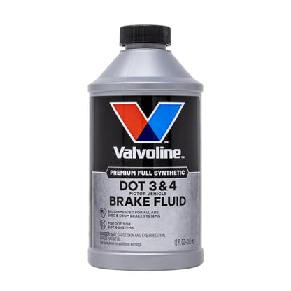 Valvoline DOT 3 & 4 Synthetic Brake Fluid, 12 oz - size: 12 fl oz