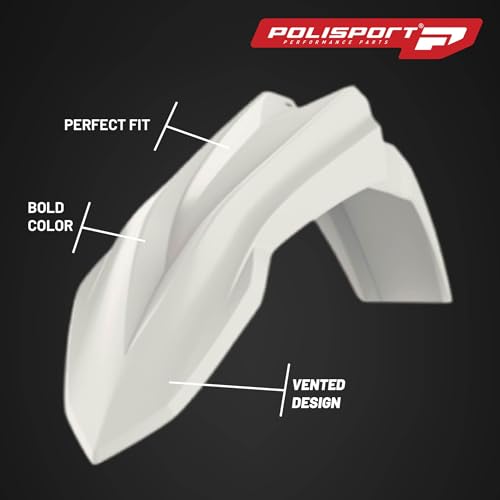 Polisport Motocross MX Replica Plastic Kit - White (2020-2022) - color: White