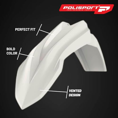 Polisport Motocross MX Replica Plastic Kit - White (2020-2022) - color: White
