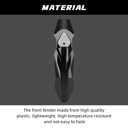 Motorcycle Front Fender Mud Guard for Talaria Sting X3/MX3/MX4 Black - color: Black